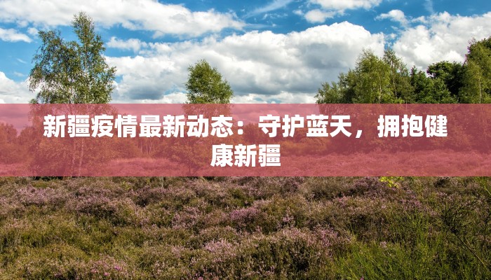 新疆疫情最新动态：守护蓝天，拥抱健康新疆