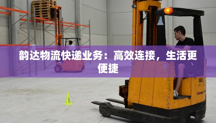 韵达物流快递业务：高效连接，生活更便捷